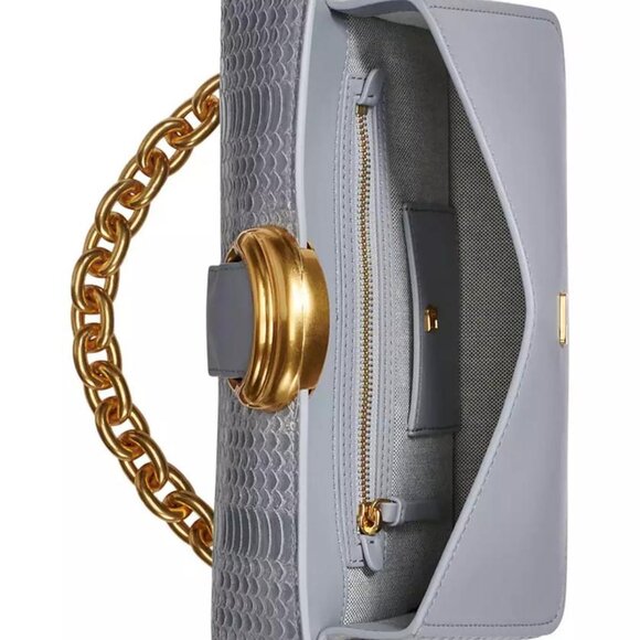 Donna Karan Valley Stream Skipper Snake Shoulder Bag - Picture 4 of 5